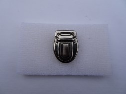 Steckschloss Mini (16 x 25 mm, Silber)